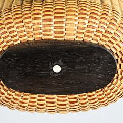 Swing Handle Oval Form Nantucket Basket Purse