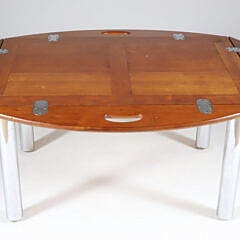 7-1832 Mid Century Butlers Tray Coffee Table A 9929 JPG