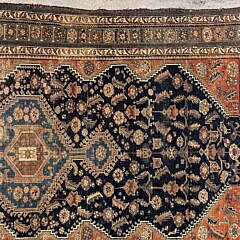 Hand Knotted Antique Northwest Persian Tribal Oriental Carpet Runner, circa 1890-1920