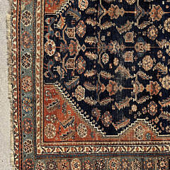 Hand Knotted Antique Northwest Persian Tribal Oriental Carpet Runner, circa 1890-1920