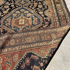 Hand Knotted Antique Northwest Persian Tribal Oriental Carpet Runner, circa 1890-1920