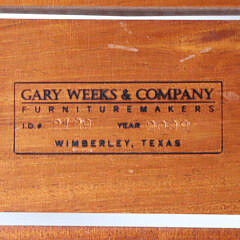 Pair of Hand Crafted Rocking Chairs by Gary Weeks & Co., Wimberly, Texas