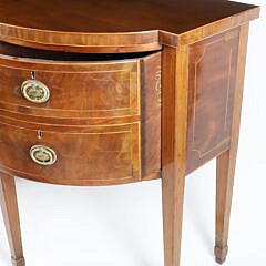 American Sheraton Inlaid Five-Drawer Sideboard, 19th Century