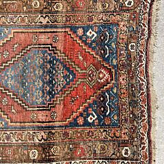 Hand Knotted Antique Northwest Persian Tribal Oriental Carpet, circa 1890-1920