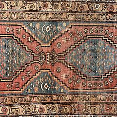 Hand Knotted Antique Northwest Persian Tribal Oriental Carpet, circa 1890-1920