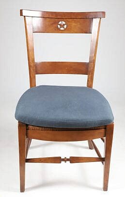 81-5490 Carved Biedermeier Side Chair A 9953 JPG
