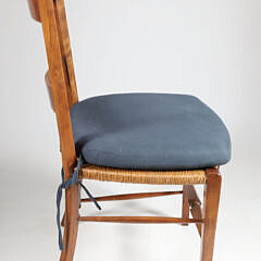 Carved Fruitwood Biedermeier Side Chair, 19th Century