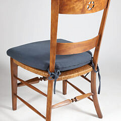 Carved Fruitwood Biedermeier Side Chair, 19th Century