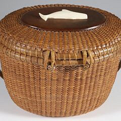 Jose Formoso Reyes Nantucket Friendship Basket, circa 1960