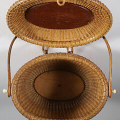 Jose Formoso Reyes Nantucket Friendship Basket, circa 1960