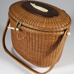 Sherwin Boyer Nantucket Friendship Basket, circa 1960s