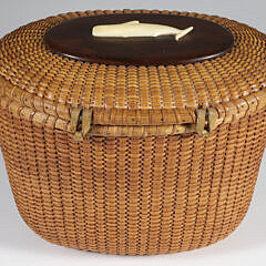 Sherwin Boyer Nantucket Friendship Basket, circa 1960s