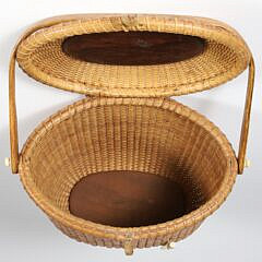 Sherwin Boyer Nantucket Friendship Basket, circa 1960s