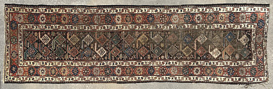 9-4623 Antique Persian Tribal Carpet A IMG_9612