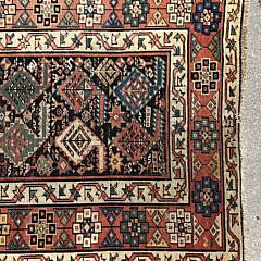 Hand Knotted Antique Northwest Persian Tribal Oriental Carpet Runner, circa 1890-1920
