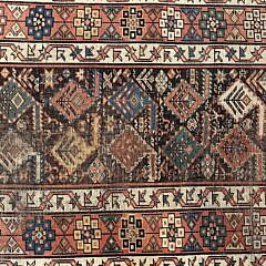 Hand Knotted Antique Northwest Persian Tribal Oriental Carpet Runner, circa 1890-1920