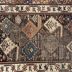 Hand Knotted Antique Northwest Persian Tribal Oriental Carpet Runner, circa 1890-1920