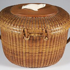 Jose Formoso Reyes Nantucket Friendship Basket, circa 1960s