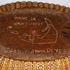 Jose Formoso Reyes Nantucket Friendship Basket, circa 1960s