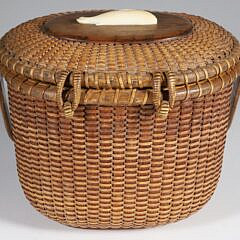 Sherwin Boyer Nantucket Friendship Basket, circa 1960s