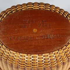 Michael Kane Nantucket Friendship Basket, circa 1976