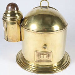 Vintage Kelvin & Hughes Ltd. Binnacle Compass, Fenchurch Street London