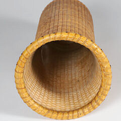 Nantucket Basket Woven Vase, circa 2000