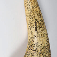96-5131 Scrimshaw Steer Horn A_IMG_7816