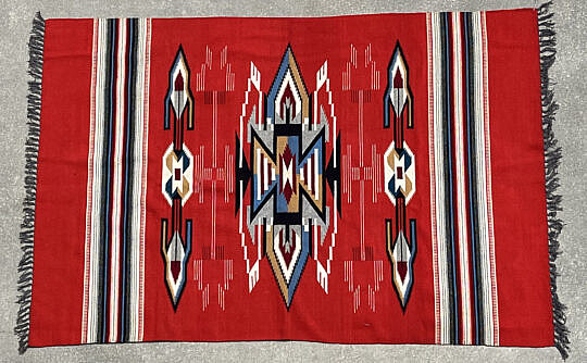97-5146 Mexican Woven Blanket A IMG_9268