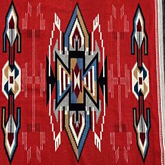 Mexican Woven Blanket, early 20th Century