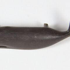 Charlie Sayle Sr Carved Ebony Sperm Whale Pin