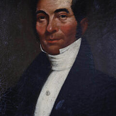 William Swain “Portrait of Captain Jonathan Swain of the Nantucket Whaling Ship Swift”, 19th Century