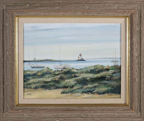 60-4898 Roy Bailey Oil Lighthouse A 9996_2 JPG