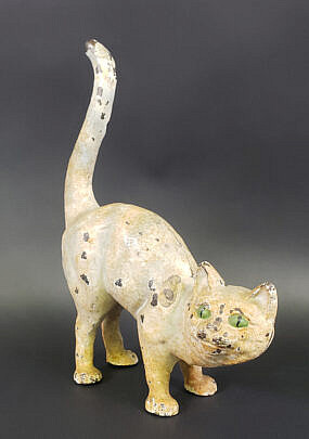 4175-955 Antique Cat Doorstop A