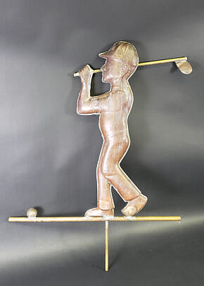 4185-955 Golfer Weathervane A