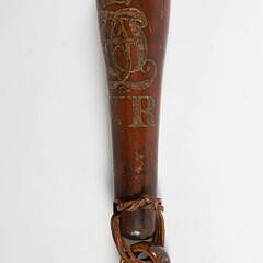 English Decorated Hilted Billy Club, 19th Century