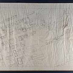 Antique/Vintage Nantucket Accessors Street Map, 20th century