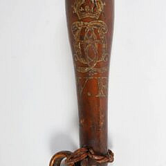 English Decorated Hilted Billy Club, 19th Century