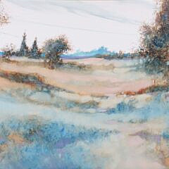 Warren Krebs Oil On Canvas “Sanford Farm”