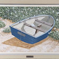 James H. Cromartie Acrylic On Board "Blue Dory"