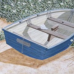 James H.  Cromartie Acrylic On Board “Blue Dory”