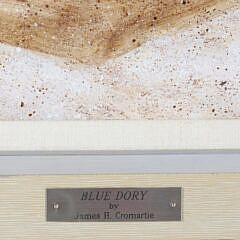 James H.  Cromartie Acrylic On Board “Blue Dory”