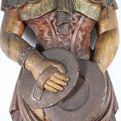 Vintage Carved Carousel Figure of a Woman from The Opera House Restaurant, Nantucket