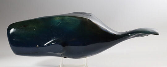 David Hostetler (1926-2015) Sperm Whale Sculpture, 20th Century