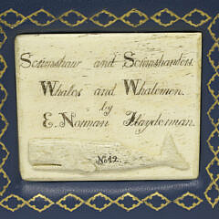 Limited Edition Scrimshaw and Scrimshander, Whales and Whalemen by E. Norman Flayderman, No. 12 of 150