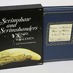 Limited Edition Scrimshaw and Scrimshander, Whales and Whalemen by E. Norman Flayderman, No. 12 of 150