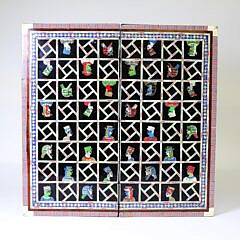 Mother Of Pearl Inlaid Game Box