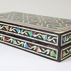 Mother Of Pearl Inlaid Game Box