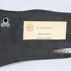 Clark Voorhees Carved Wood Sperm Whale