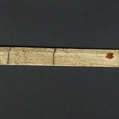 Whaleman Made Antique Whalebone Measuring Stick, 19th Century